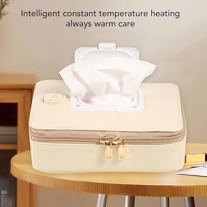Wipe Warmer, Baby Wet Wipe Warmer, Baby Wet Wipes Dispenser Constant Temperature Heating for Vehicle Home Use