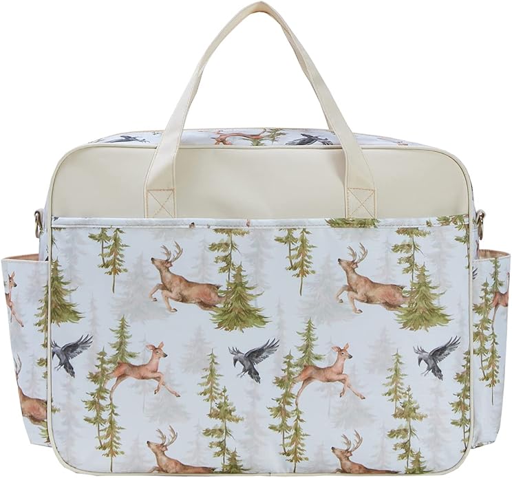 Kamay's Mummy Shoulder Bag Diaper Bag Chic Nappy Changing Bag Tote/Messenger Style Large with Changing Mat, Adjustable Straps