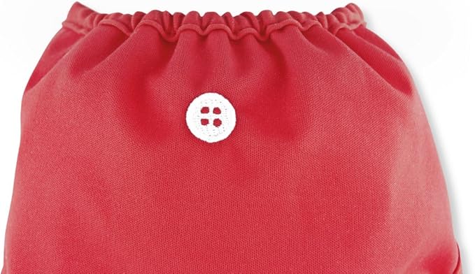Buttons Cloth Diaper Cover - One Size (Cherry)