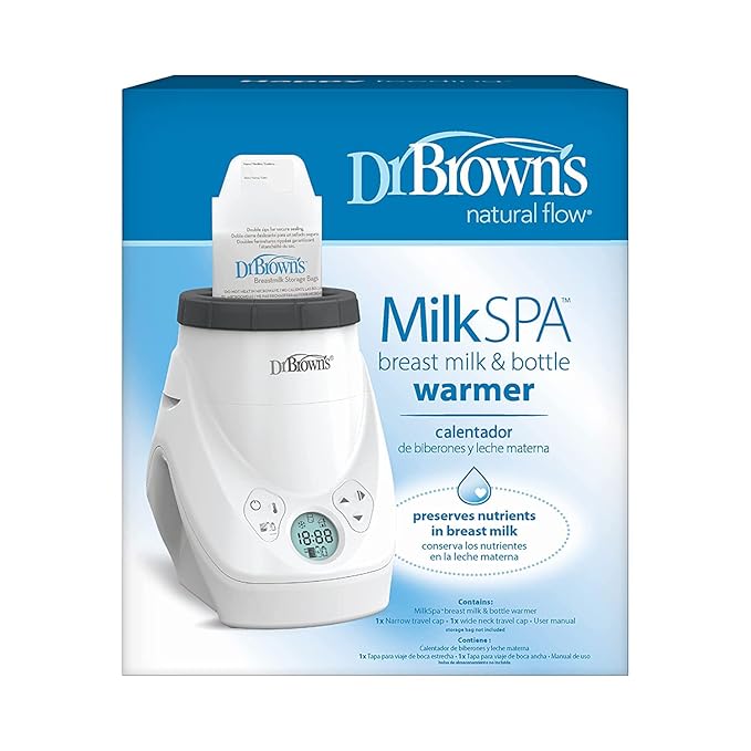 Dr. Brown's Milk Spa Breast Milk & Bottle Warmer with Microwave Steam - for Baby Bottles, Nipples, Bottle Parts, Pacifiers, Teethers and Breast Pump Parts
