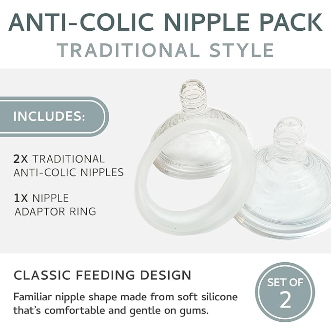 X2 Traditional Nipple Pack with TT Adaptor, Stage 2 - Medium
