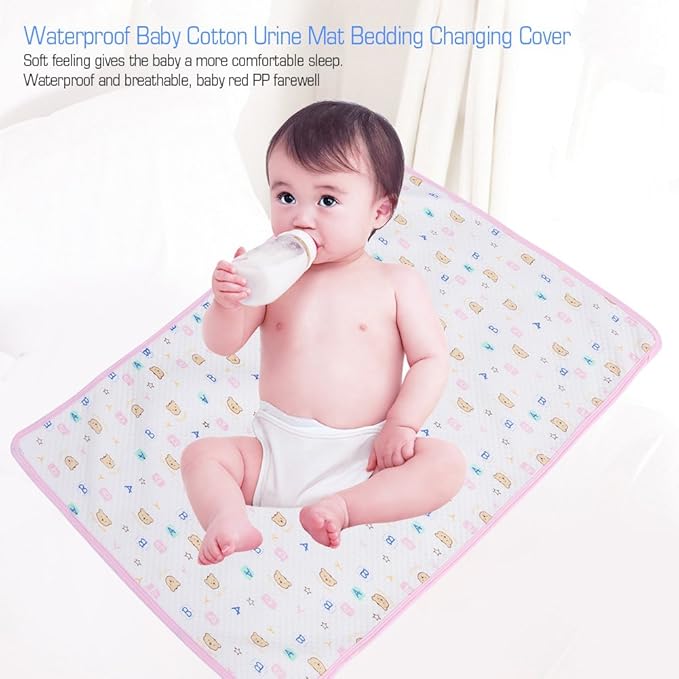 Sonew Nappy Pad, Reusable Portable Baby Changer Baby Mattress Washable Baby Bed Diaper Mattress 50x70cm(Blue)