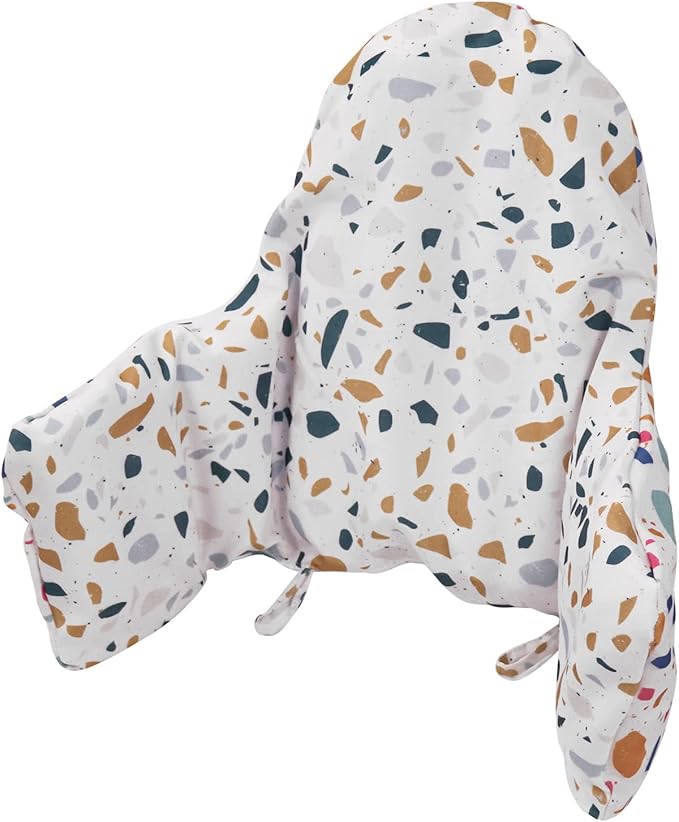 IKEA Antilop Highchair Cushion: Built-in Inflatable, Baby Sitting More Comfortable (Stone Pattern)