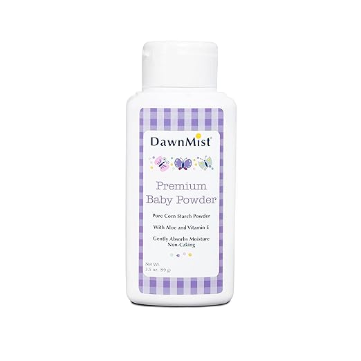 Dukal Dawn Mist Baby Powder, Premium, 3.5 oz. (Pack of 48)