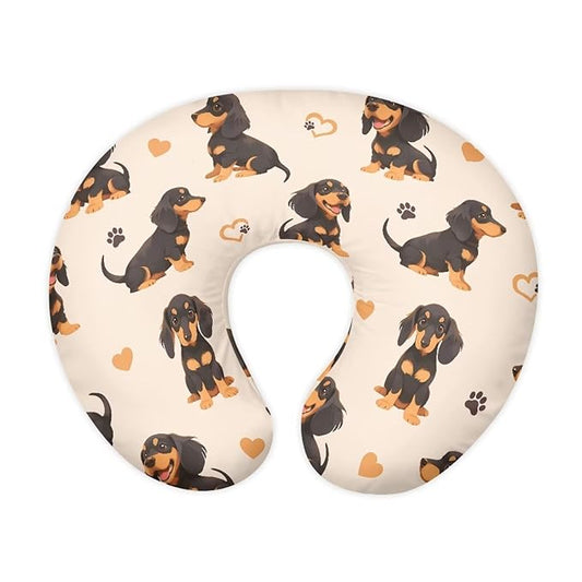 Dachshunds Baby Nursing Pillow Cover Ultra Soft Comfortable Newborn Nursing Pillow Case Stain Resistant and Scratch Resistant