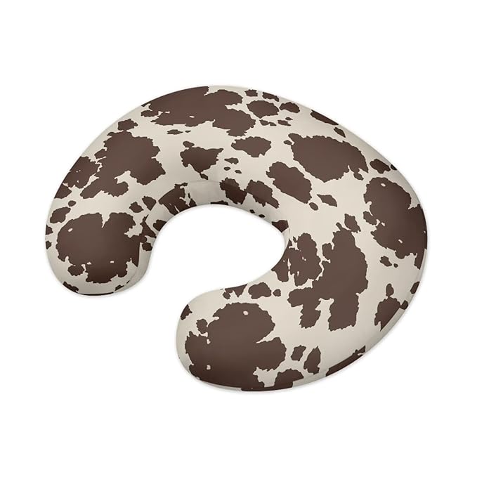 Cow Hide Print Nursing Pillowcase Nursing Pillow Cover Cuddle Pillow Slipcover Detachable Nursing Pillow Protective Baby Feeding Baby Essentials