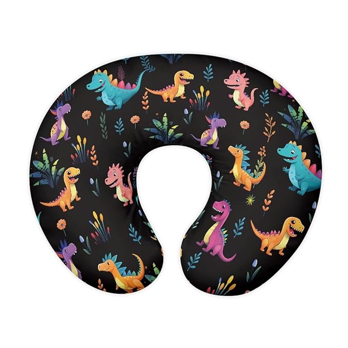Floral Dinosaur Baby Mom Nursing Pillow Cover Breastfeeding Pillow Cover Print Cute and Safety 1 Pack and 2 Pack Girls Boys Essentials