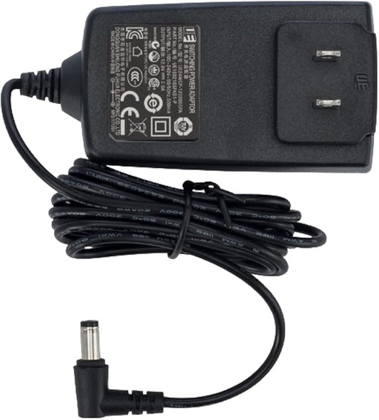 Motif Medical 12 Volt Breastfeeding Essentials Power Adapter - Adapter for Luna Hospital Grade Pump - Charging Pump Adapter w/Barrel Connector - Spare Feeding Pump Charger for Travel