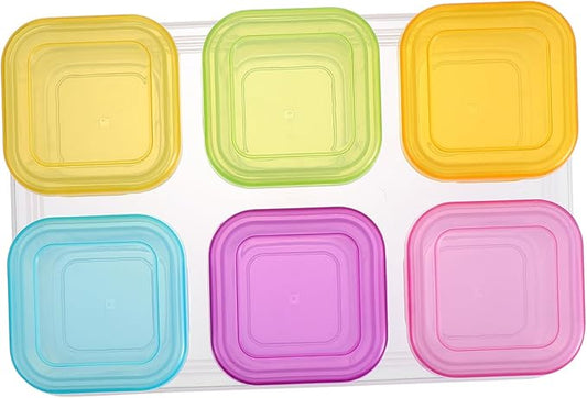 Toddmomy 1 Food Storage Boxes with Lids Microwave Safe Containers Portable Snacks Jars for Food Cases for Healthy Meals the Go