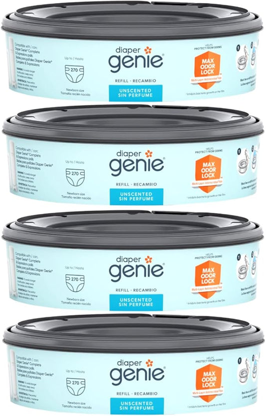 Playtex Diaper Genie Disposal System Refills, 240 Count (Pack of 4)
