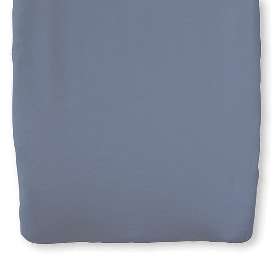 Natemia Organic Cotton Changing Pad Cover (16x32) – Silky Soft Fitted Baby Changing Pad Cover, for Changing Tables, Contoured Pads, Cradle & Bassinet, Neutral Nursery Essential for Boys & Girls