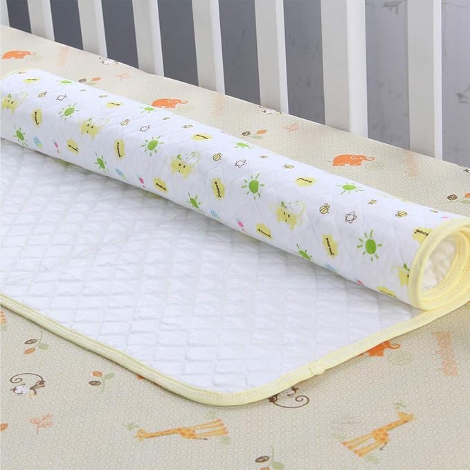 Waterproof Diaper Changing Pads Portable - Breathable Leak Proof Mattress Pad Protector Baby Changing Mat for Toddler, Kids Pack of 3 (S (17.7 x 13.7 Inch))