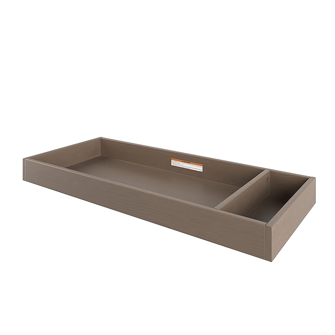 Child Craft Universal Changing Table Topper, Convert Dresser into a Changing Table Surface, Securely Attaches, Non-Toxic, Baby Safe Finish (Dusty Heather)