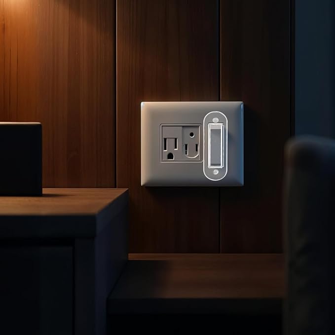 2 Pcs Switch Guard, Childproof Light Switchs Cover Guard, Prevent Accidental Power Interruptions, Clear Light Switch Lock Cover Keeps ON Or Off