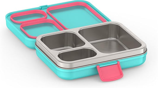 THERMOS Kids Freestyle Food Storage Lunch Kit, Teal