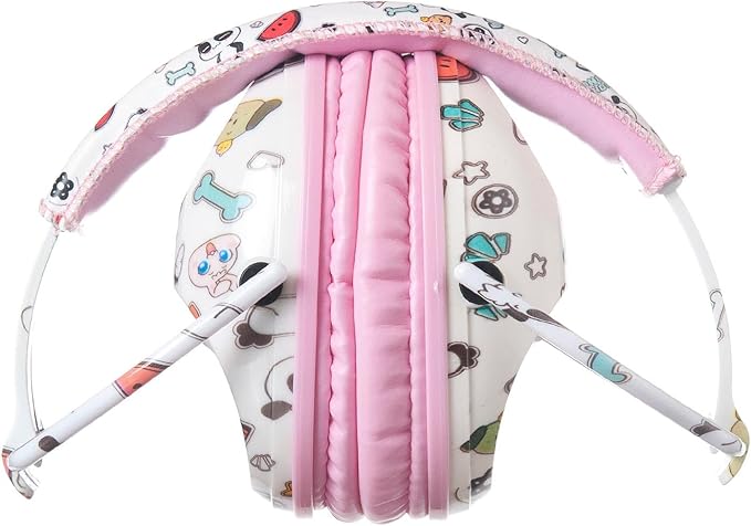 Kids Hearing Protection,25dB NRR Noise Reduction,Sound Proof for Kids,Toddler,Safety Earmuffs for Concert,Airplane,Autism,Monster Jam,Travel,School- Pink Panda