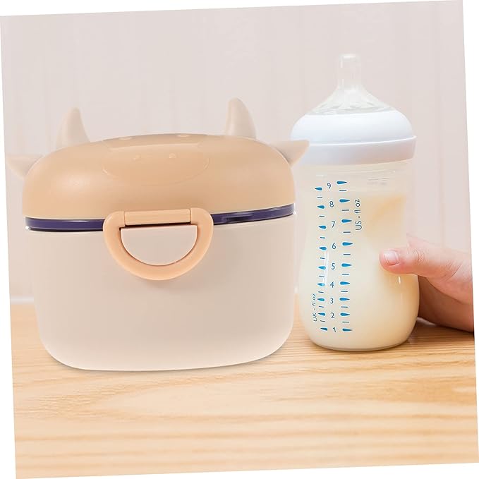 Toddmomy Milk Powder Case Scoop Rice Noodle Storage Tank Snack Storage Container Leak-proof for Travel and Everyday Use