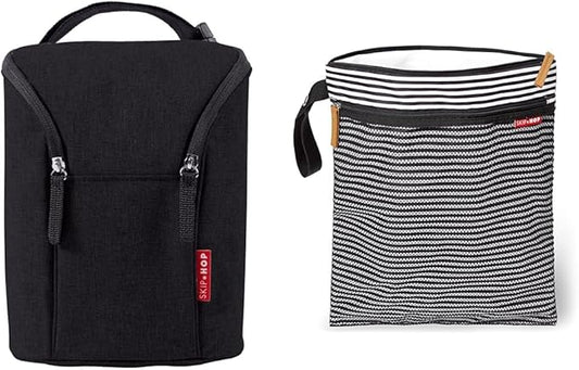Skip Hop Baby Bottle Bag, Grab & Go, Chevron