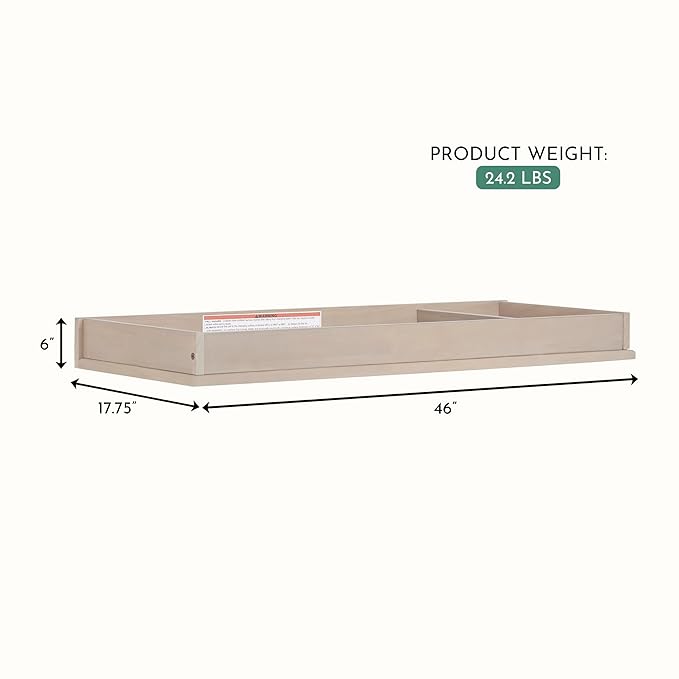 Evolur I Modern Changing Tray I Full Assembly I Lasting Quality