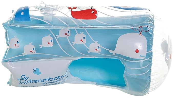 Dreambaby Inflatable Bathtub Spout Cover - Baby Safety Bathroom Faucet Cover & Shower Knob Protection Guard
