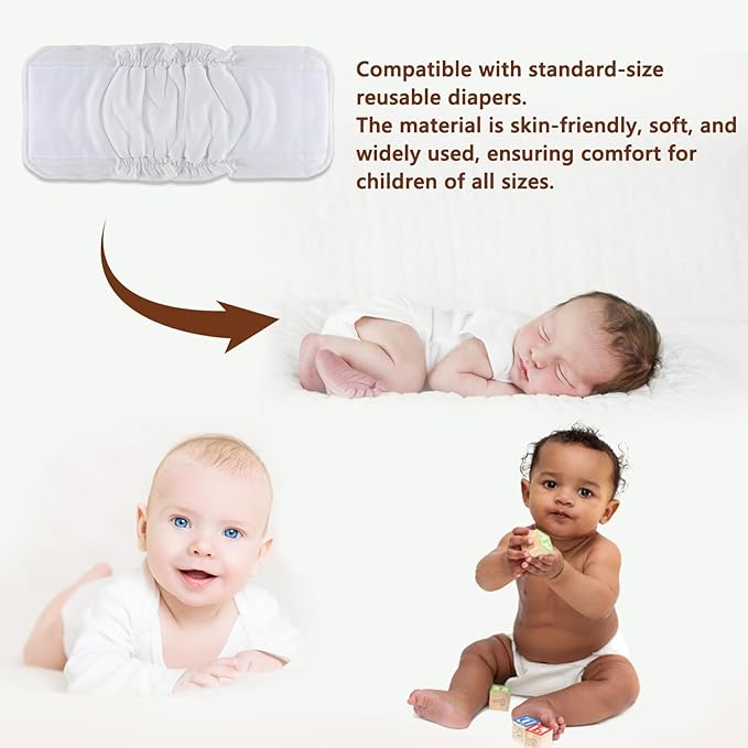 TDIAPERS Cloth Diaper Covers Reusable Washable Pocket Diapers One Size Adjustable for Baby 10 Pack with 10 Pcs Microfiber Inserts, 1 Wet Bag