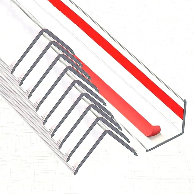 Clear Self-Adhesive Wall Corner Guards Walls Edge Protector & Corner Protectors for Wall, Furniture Corner, Door Easy to Install for Baby Pet Protection (10, 31.5'' X 1.18'')