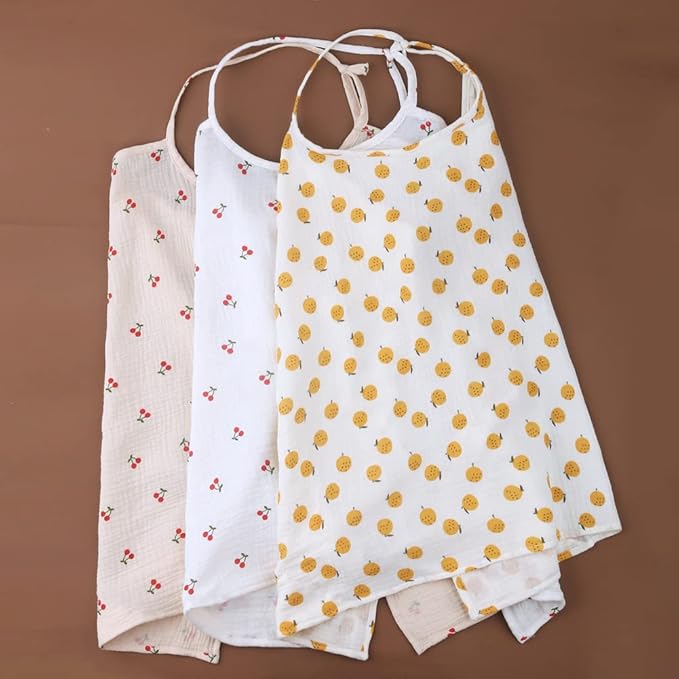 Breastfeeding & Pumping Nursing Cover for Babies, Infinity Soft Multi Use Car Seat Stroller Cover, Mother Nursing Apron, Breathable Soft Cotton Feeding Apron & Shawl for Baby (Type 8)