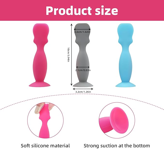 Diaper Cream Spatula - 3pcs Baby Silicone Butt Paste Applicator Spatula for Newborn Bum Care Travel Essentials