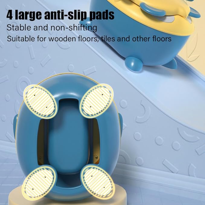 Cute Cartoon Panda Potty Seat,Toddler Potty,Baby Toilet Seat,Potty Training Toilet for Boys and Girls,Toddler Toilet,Potty Chair,Non-Slip Feet, Easy to Clean Pull-Out Potty,for Babies, Kids