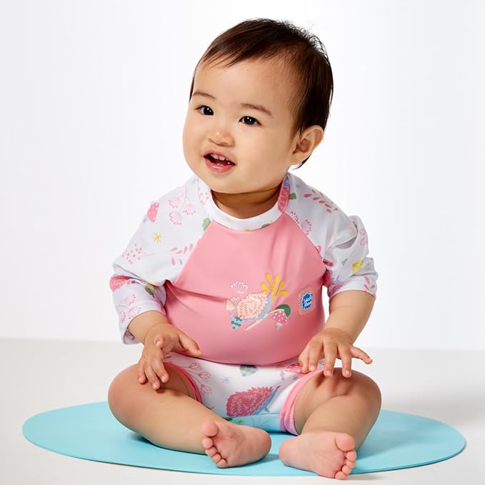 Splash About Happy Nappy Sunsuit, Swimsuit for Babies & Toddlers with Built-in Swim Diaper