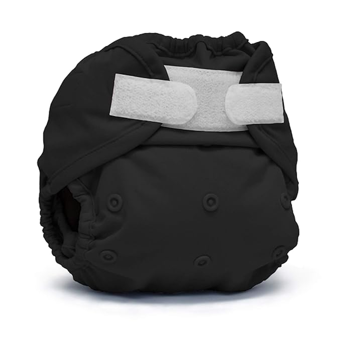 Kanga Care Rumparooz Double Leg Gusset Reusable Cloth Diaper Cover One Size Aplix Phantom 6-35 lbs