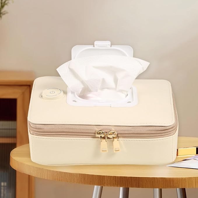 Wipe Warmer, Baby Wet Wipe Warmer, Baby Wet Wipes Dispenser Constant Temperature Heating for Vehicle Home Use