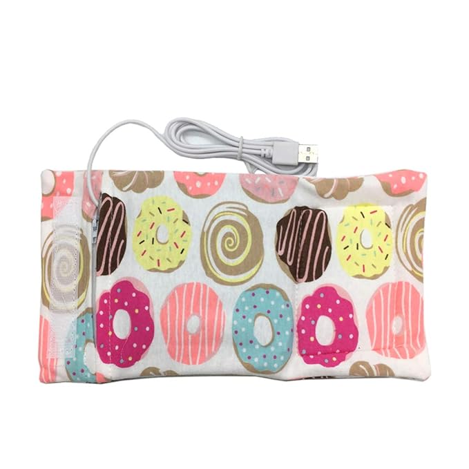 Portable USB Milk Water Warmer Insulated Bag Freshness Preserved Baby Nursing Bottle Heater for Car Travel Stroller Crossbody Bag for Women Passport Wallet Travel Wallet Neck Wallet Passport Holders