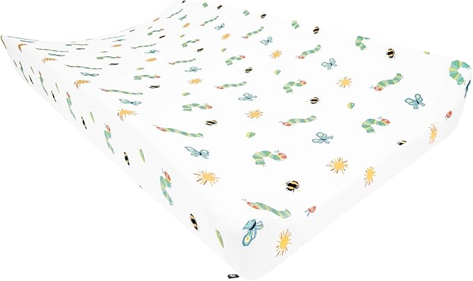 Kyte Baby Bamboo Rayon Changing Pad Cover - The Very Hungry Caterpillar