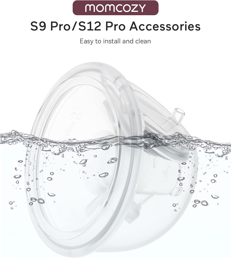 Momcozy Original S9 Pro/S12 Pro Replacement Accessories, Only Compatible with Momcozy S9 Pro/S12 Pro, NOT for S9/S12/S12Pro-Quick (Double-Sealed Full Set Collector with 24mm Flange,180ml, 1 Pack)