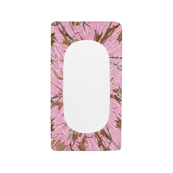 Pink Camo Diaper Change Table Covers Washable Changing Pad Cover for Baby Breathable Changing Mat Cover for Baby Girls Boys Gift for Friends