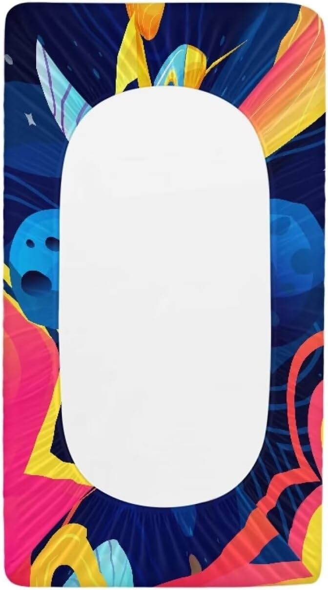 Rocket Changing Pad Covers Durable Baby Change Table Covers Stretchy Change Sheet Fit for Most Rectangular Change Pad Easy to Clean