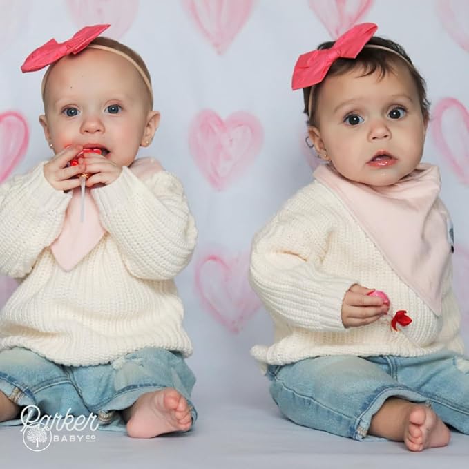 Parker Baby Bandana Drool Bibs for Boys, Girls & Unisex - Soft & Stylish Teething Bibs for Babies