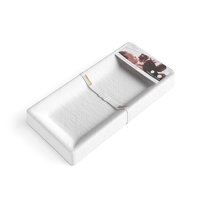 Storkcraft Nest Changing Topper with Nest 4-Sided Contoured Changing Pad - Pebble Gray