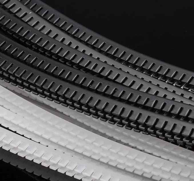 Flexible Sharp and Rough Edge Trim Protector, Push-in Edge Shield for Steel Panels, Wood Panels, Glass and Plastic Panels, Fits 0.03"-0.045" Thickness Edge, Black, White, 32'