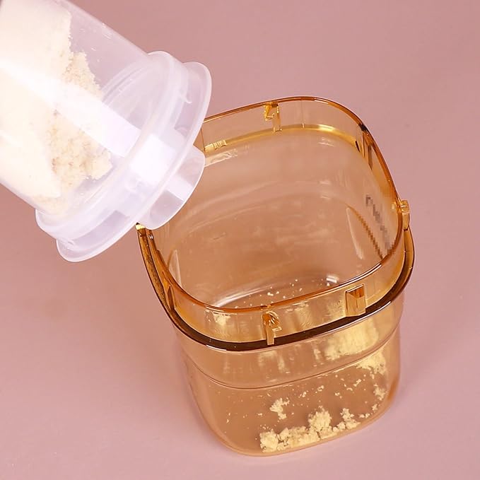 6Pcs Travel Ready Spill-Resistant Milk Dispenser Set Secure Lid Design Milk Box 60ml