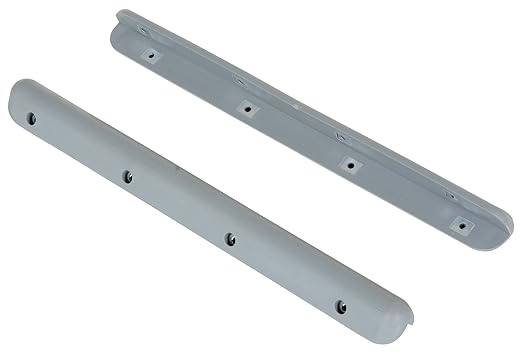 Vestil SB-12 Plastic Corner & Surface Guard with Rubber Edges 12 Quantity 12 In. x 1-3/16 In. x 1-1/8 In. Gray