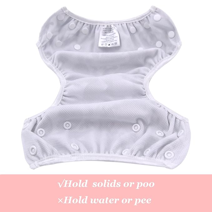Babygoal Baby Swim Diapers 3 Pack for 0-8 Months Infant Girls and Boys, Reusable Adjustable Washable for Swimming Lessons-Shark & Octopus