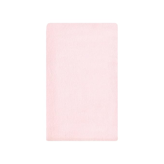 Hudson Baby Unisex Baby Cotton Flannel Burp Cloths, Blush Rose, One Size