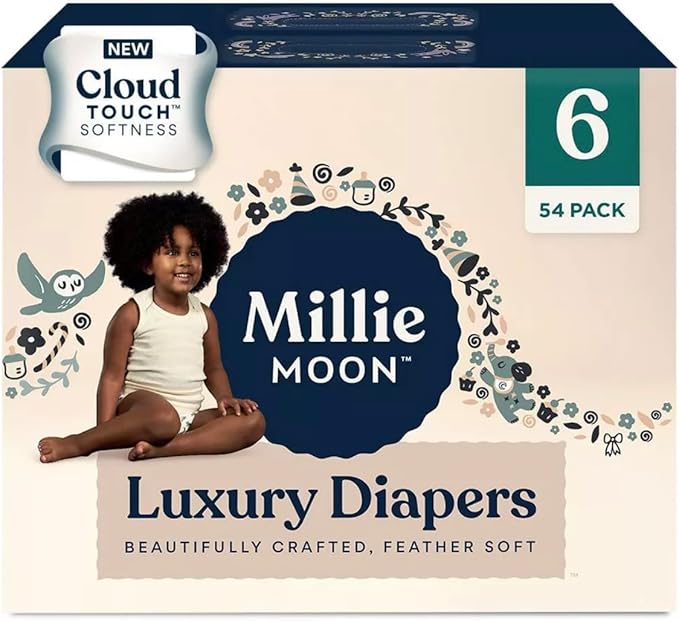 Millie Moon Luxury Diapers - (Size 6 and Count 54)