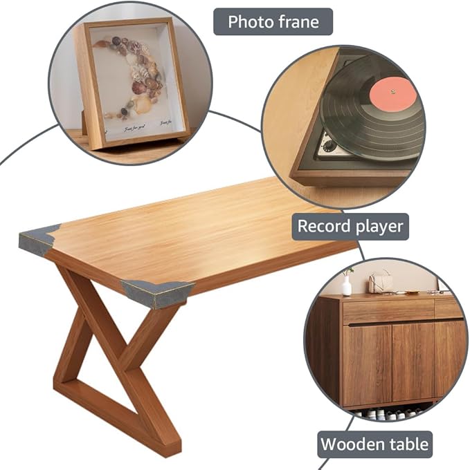 CRASPIRE 6Pcs 2.7"X2.7" Vintage Furniture Corner Protectors Bronze Metal Decorative Guard Cabinet Bumpers Edge Corner Protectors with Screws for Cupboard Table Desk Jewelry Box Gift Wooden Case