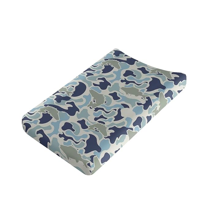 Camo Hunting Fishing Diaper Change Table Covers Washable Changing Pad Cover for Baby Breathable Changing Mat Cover for Baby Girls Boys Gift for Friends
