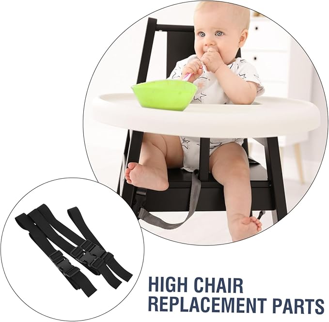 MERRYHAPY 3pcs Seat Harness Replacement Straps Safety Belt for Toddlers Universal Fit Secure Easy to Use