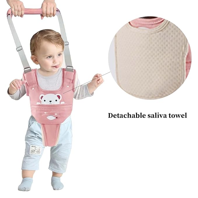 KIYUMI Baby Walking Harness Adjustable Handheld Kids Walker Helper Assistant Belt for Learning Walk Trainer Tool Walking Wing,Sky Blue
