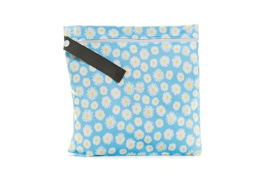 Buttons Cloth Diapers Waterproof Washable Reusable Zippered Laundry Wet Bag (Small, Boom)